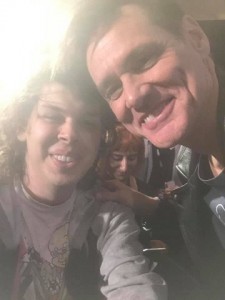 Matty Cardarople and Jim Carrey