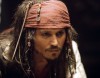 Johnny Depp in Pirates of the Caribbean: The Curse of the Black Pearl. Photo by Bueno Vista Pictures.