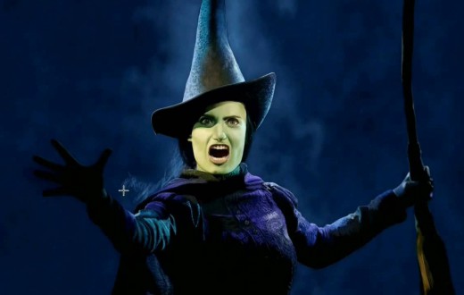 Idina Menzel in Wicked. Photo by Jane Marcus.